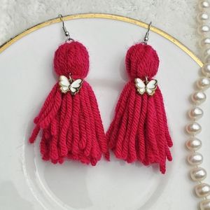 🌟5/$25 BOHEMIAN PINK TASSEL EARRINGS